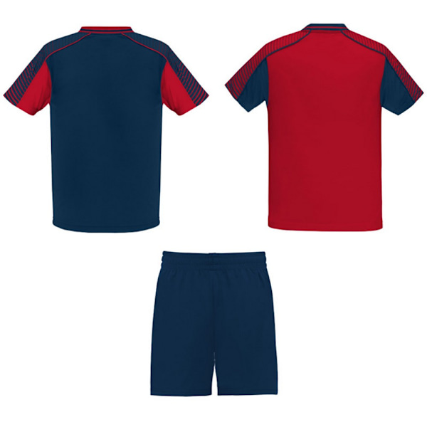 Roly Unisex Vuxen Juve Sports Sportset XXL Röd/Marinblå Red/Navy Blue XXL
