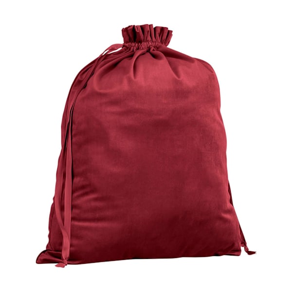 Bagbase Enkel Presentpåse i Sammet L Rubinröd Ruby Red L