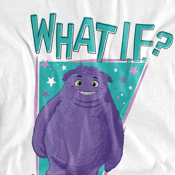 IF Unisex Vuxen What If Blå Stjärnor T-Shirt M Vit White M