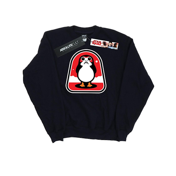 Star Wars Dam/Damer The Last Jedi Porgs Badge Sweatshirt L Black L