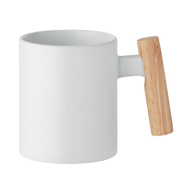 MidOcean Crenate Keramisk Mugg 320ml En Storlek Vit White One Size