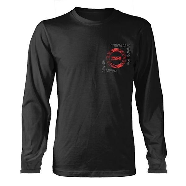 Type O Negative Unisex Vuxen Röd Rasputin Långärmad T-shirt Black S