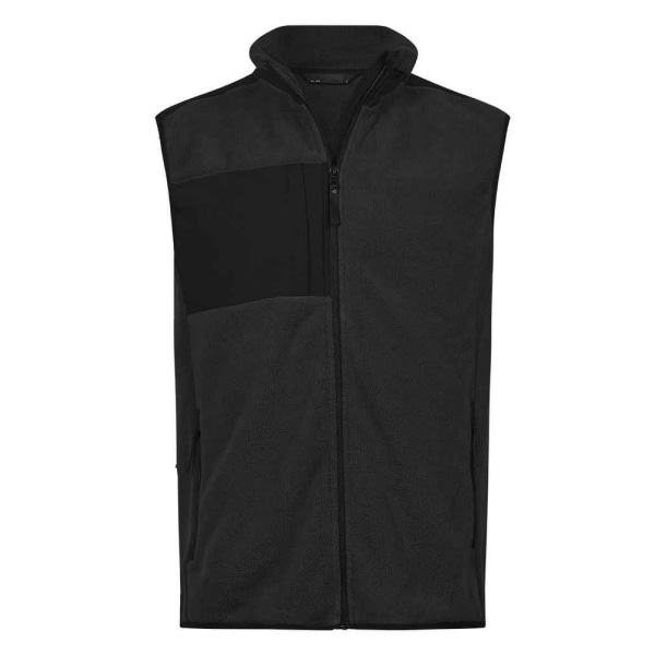Tee Jays Mens Mountain Fleece Body Warmer S Svart/Svart Black/Black S