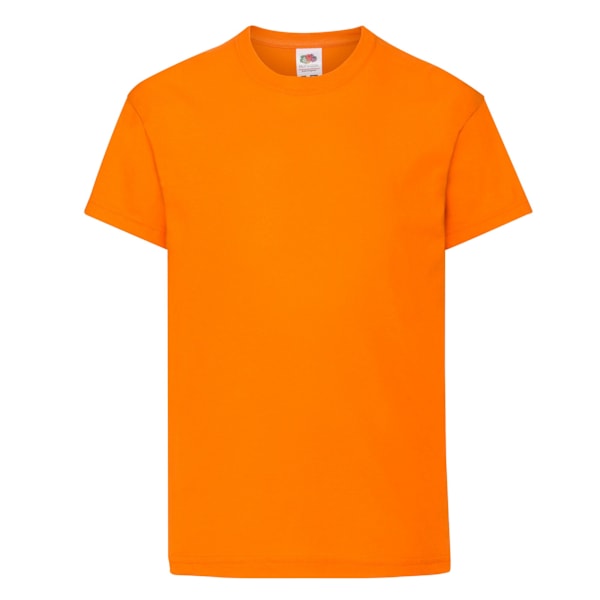 Fruit of the Loom Barn/Barn Original T-shirt 14-15 år O Orange 14-15 Years