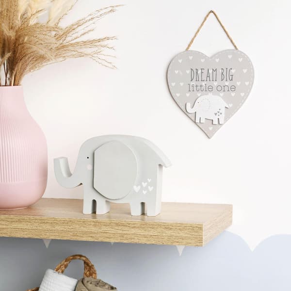 Celebrations Petit Cheri Elefant Spargris One Size Grå Grey One Size