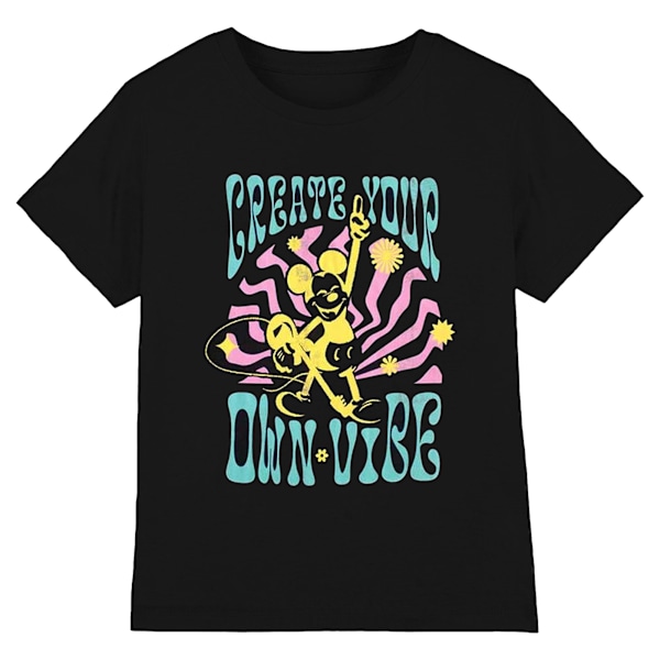 Mickey Mouse Unisex Vuxen Create Vibe T-Shirt XL Charcoal Grey Charcoal Grey XL