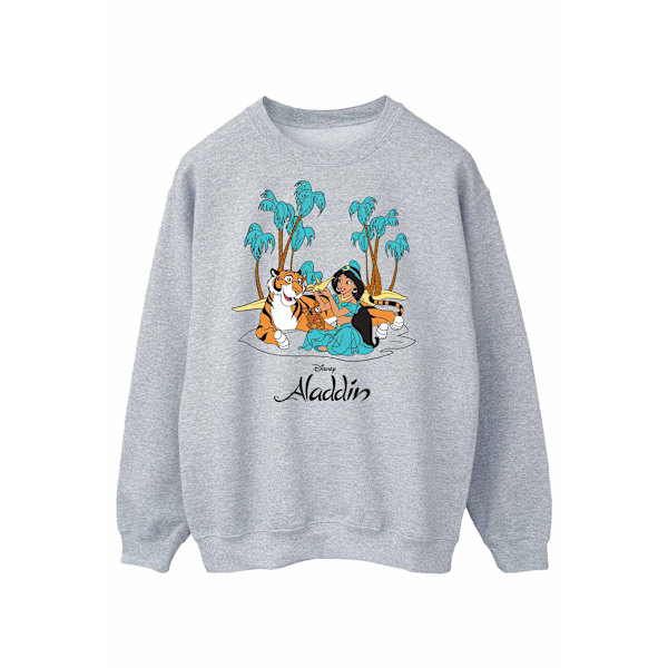 Disney Dam/Dam Aladdin Jasmine Abu Rajah Strandtröja Sports Grey M