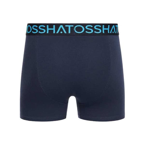 Crosshatch Chasma Boxershorts för män (5-pack) M Marinblå Navy M