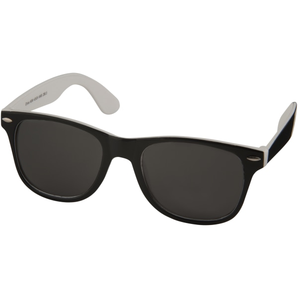 Bullet Sun Ray-solglasögon - svarta med färgpop (paket med 2) 1 White/Solid Black 14.5 x 15 x 5 cm