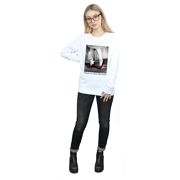 The Wizard Of Oz Dam/Kvinnor Ruby Slippers Foto Sweatshirt S White S