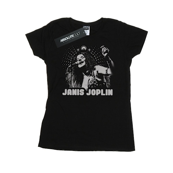 Janis Joplin Dam/Kvinnor Spiritual Mono Bomull T-shirt XL Svart Black XL