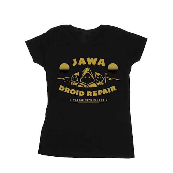 Star Wars Dam/Kvinnor Jawa Droid Reparation Bomull T-shirt M Svart Black M