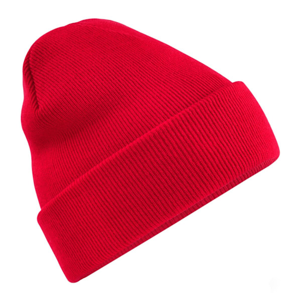 Beechfield Original Recycled Cuffed Beanie One Size Classic Red Classic Red One Size