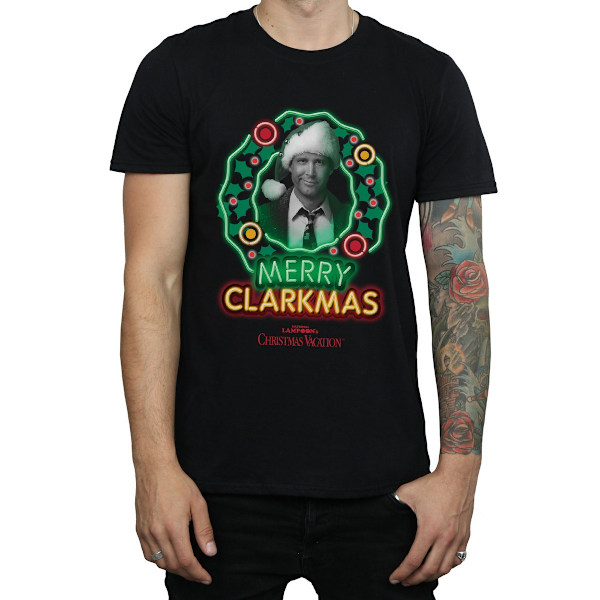 National Lampoon´s Christmas Vacation Mens Merry Clarkmas Clark Black XL