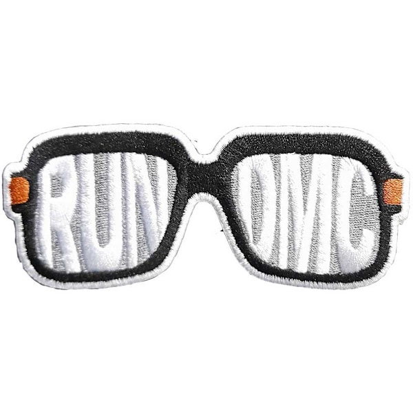 Run DMC Glasögon Stryk-på-lapp En Storlek Grå/Svart Grey/Black One Size