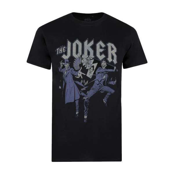 Batman Herr Duo The Joker T-shirt XXL Svart Black XXL