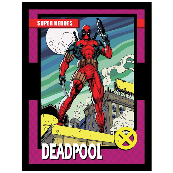 Deadpool Super Heroes inramad affisch 40cm x 30cm Flerfärgad Multicoloured 40cm x 30cm