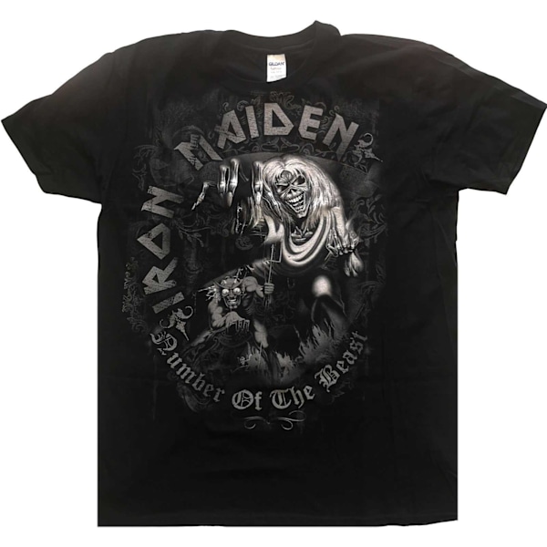 Iron Maiden Barn/Kids Number Of The Beast T-shirt 12-13 År Black 12-13 Years