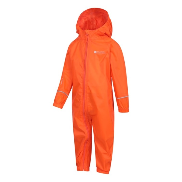 Mountain Warehouse Barnkläder/Barn Puddle Vattentät Regnställ 1 Orange 18-24 Months