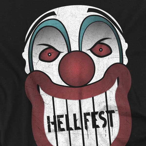 Hell Fest Herr Facade T-Shirt L Svart Black L