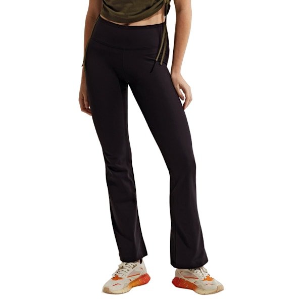 TriDri Dam/Kvinnor Återvunnet Flared Leggings M Svart Black M