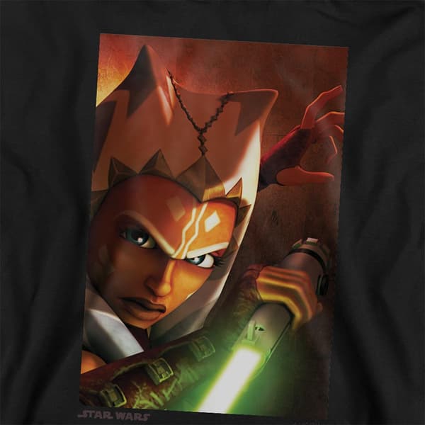 Star Wars: Ahsoka Barn/Kids Panel Heather Pullover Hoodie Athletic 7-8 Years