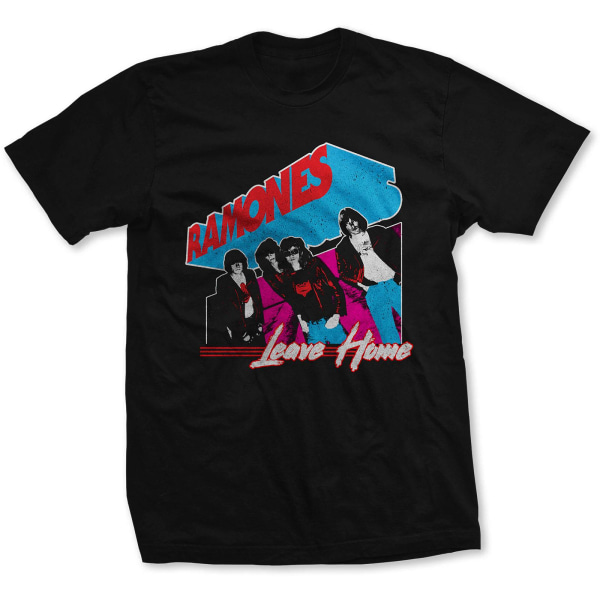 Ramones Unisex Adult Leave Home T-shirt XL Svart Black XL