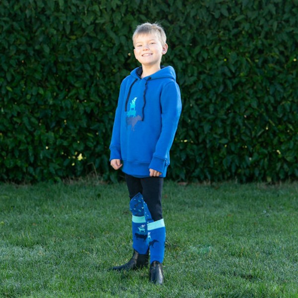 Little Knight Barnkollektion Ridbyxor 5-6 år Navy/Cobalt Blue 5-6 Years