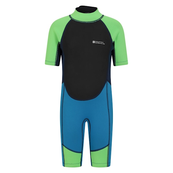 Mountain Warehouse Barnkläder/Barn Kontrastpanel Våtdräkt 9-10 År Blue 9-10 Years