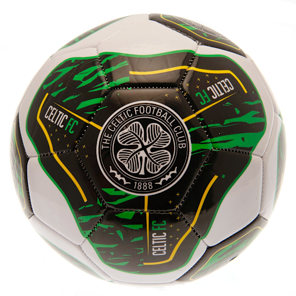 Celtic FC Tracer Träningsfotboll En Storlek Vit/Svart/Grön White/Black/Green One Size