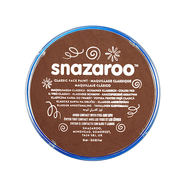 Snazaroo Ansiktsfärg Tub (5-pack) One Size Ljusbrun Light Brown One Size