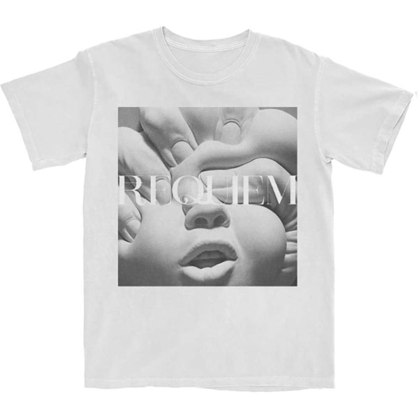 Korn Unisex Adult Requiem Album Bomull T-shirt M Vit White M