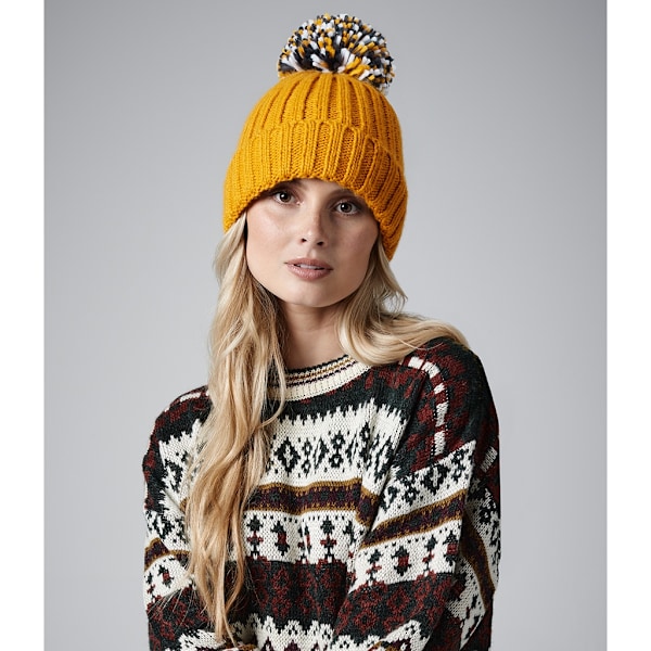 Beechfield Hygge Beanie One Size Mustard Yellow Mustard Yellow One Size