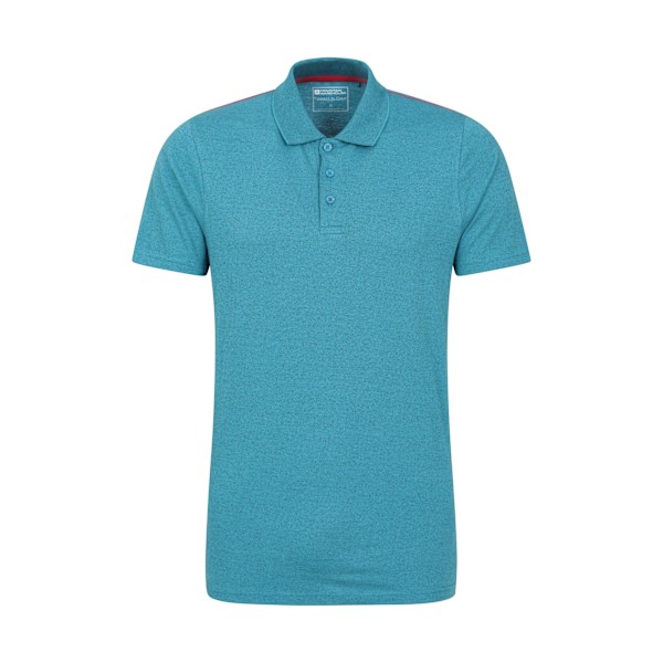 Mountain Warehouse Cordyline Textured Polo Shirt XXS Mörk Dark Teal XXS