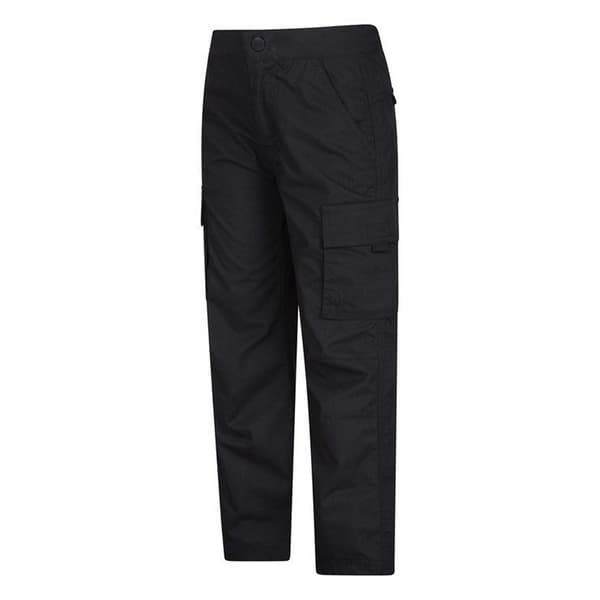 Mountain Warehouse Barnkläder/Barn Lätta Cargobyxor 11 Black 11-12 Years