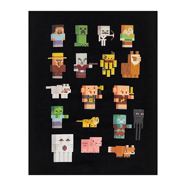 Minecraft Barn Hoodie för barn 9-10 år Svart Black 9-10 Years