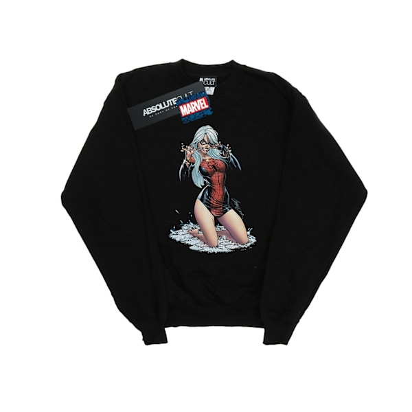 Marvel Herr Svart Katt Spider Suit Sweatshirt 4XL Svart Black 4XL
