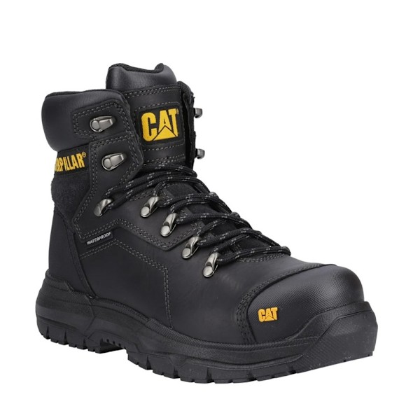 Caterpillar Mens Diagnostic 2.0 Säkerhetskängor i Läder 9 UK Black 9 UK