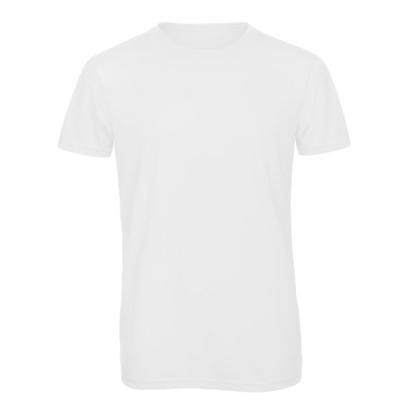 B&C Herr Favourite Kortärmad Triblend T-shirt M Vit White M