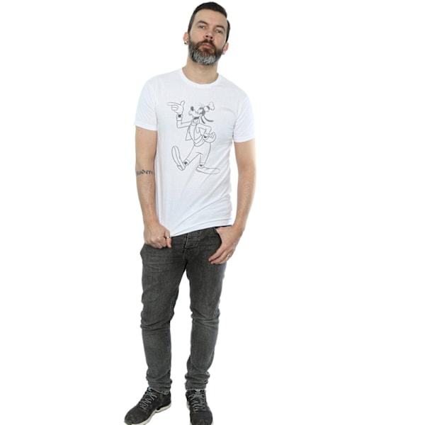 Disney Goofy Classic Baseball T-shirt S Vit White S