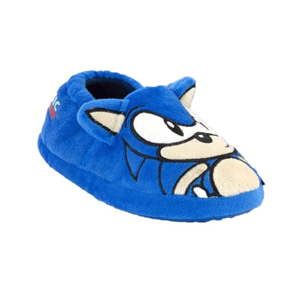 Sonic The Hedgehog Childrens/Kids 3D Slippers 2 UK Blue Blue 2 UK
