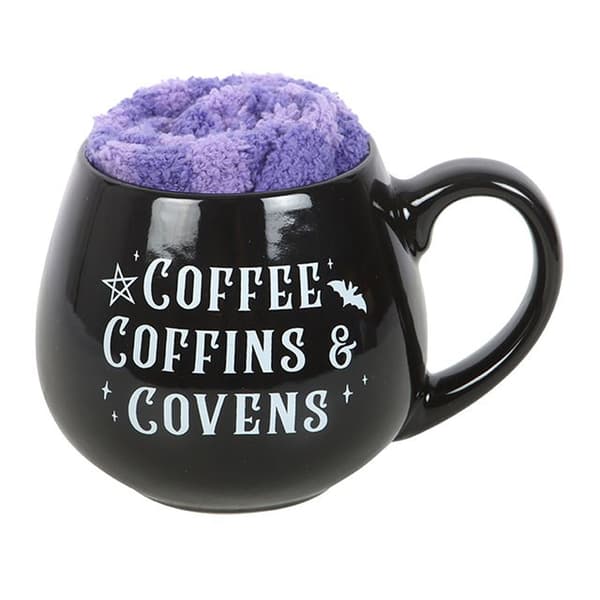 Something Different Kaffe, Sarger & Häxcirklar Mugg Set One Size B Black/Purple One Size