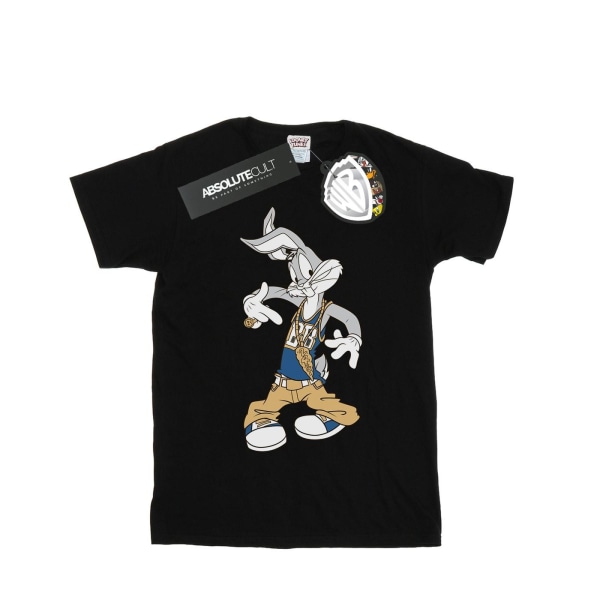 Looney Tunes Girls Bugs Bunny Rapper Bomull T-shirt 7-8 år B Black 7-8 Years