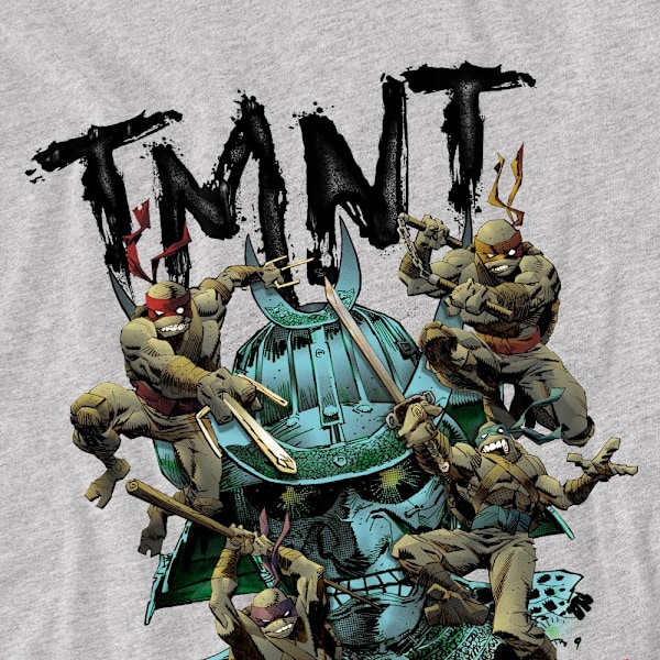 Teenage Mutant Ninja Turtles Herr Feodalt Japan T-Shirt 3XL Spor Sport Heather 3XL