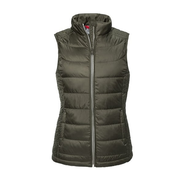 Russell Dam/Kvinnor Nano Body Warmer 3XL Mörk Oliv Dark Olive 3XL