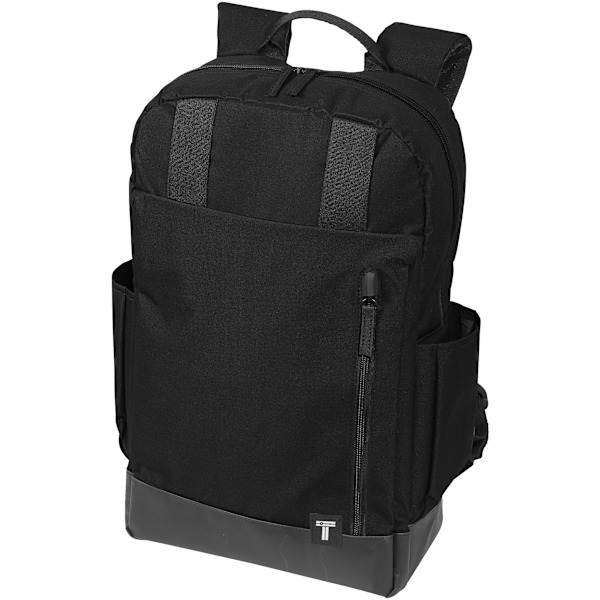 Tranzip Computer Daily Backpack 12,5 x 29 x 48,3 cm Solid Black Solid Black 12.5 x 29 x 48.3cm
