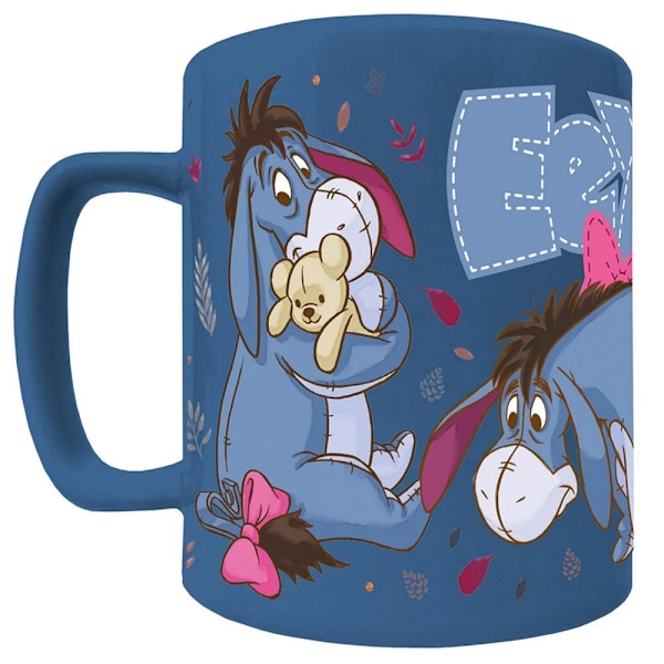 Nalle Puh Fluffig Åsna Igor Mugg One Size Blå Blue One Size