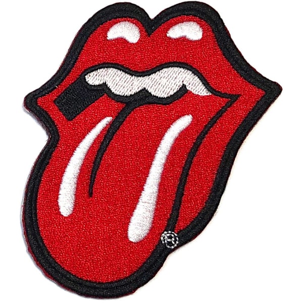 The Rolling Stones Tongue Patch One Size Röd Red One Size