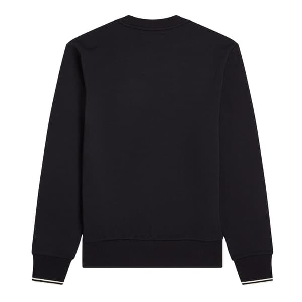 Fred Perry Sweatshirt med broderad logotyp för män S Svart Black S