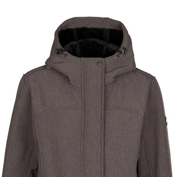 Trespass Anza TP75 Mjuk Skaljacka för Kvinnor/Dam Storlek S Mörkgrå Dark Grey Marl S